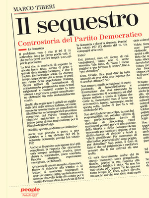 cover image of Il sequestro